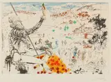 The Golden Age by Salvador Dalí, pencil, sold Oct 2025