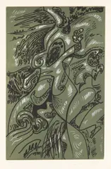 Untitled by André Masson, pencil, sold Oct 2025