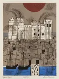 Avignon [Turner 250] by Julian Trevelyan, pencil, sold Oct 2025