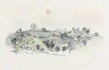 Glanrafon signed and numbered 370/250 in pencil offset lithograph in colours on wove framed ARR Dimensions:image 20 x 33.2cm by Kyffin Williams, pencil, sold Oct 2025