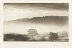 Wenlock Edge by Norman Ackroyd, pencil, sold Oct 2025