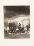 Lakeside Winter by Norman Ackroyd, pencil, sold Oct 2025