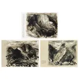 Stones and Bones III by John Piper C.H., pencil, sold Oct 2025