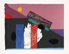Hot Slick by Bruce McLean, pencil, sold Oct 2025