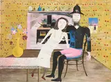 Constable Fitzpatrick and Kate Kelly by Sidney Nolan, pencil, offered Oct 2025