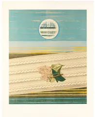 Sea and Sun by Max Ernst, pencil, sold Oct 2025