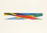 Slit II by Piero Dorazio, pencil, sold Oct 2025
