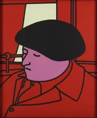 Portrait of a Frenchman by Patrick Caulfield, pencil, offered Oct 2025