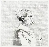 The Cook by David Hockney O.M. C.H., etching, sold Oct 2025