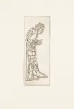 The Artist as Hephaestus 1991 signed, dated, inscribed A/C and dedicated in pencil an artist's copy etching on wove unframed ARR Dimensions:sheet 39 x 26.5cm by Eduardo Paolozzi, pencil, sold Oct 2025