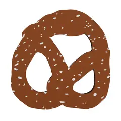 NYC Pretzel by Claes Oldenburg, screenprint, sold Oct 2025