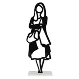 Cardigan by Julian Opie, acrylic, sold Oct 2025