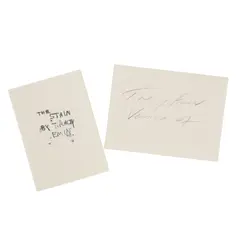 The Stain by Tracey Emin, pencil, offered Oct 2025