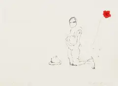 Insane Reflection by Tracey Emin, pencil, sold Oct 2025