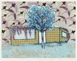 Prefab by Tom Hammick, pencil, sold Oct 2025