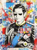 Long Live The King by Thierry Guetta, pencil, sold Oct 2025