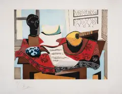 After by Pablo Picasso, Etching with aquatint printed in colours, sold Mar 2025