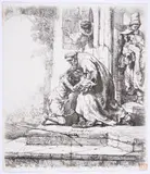 The Return of the Prodigal Son by Rembrandt Harmensz van Rijn, Etching, sold Mar 2025