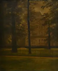 Kensington gardens by Paul Maitland, Oil on canvas, sold Mar 2025