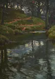 Sunlight on lamorna stream by Lamorna Birch, 1900, Oil on canvas, sold Mar 2025