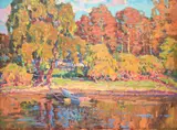 Silence by Anatoli Fomin, Oil on canvas, sold Mar 2025