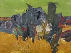 Landscape near lorca by Louis James, Oil on canvas, sold Mar 2025