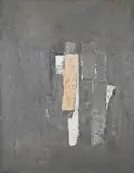 Untitled by Shozo Mikame, 1963, Oil and mixed media on canvas, offered Mar 2025