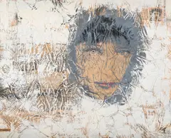 Dependibility by John Banting, 1960, Mixed media and collage on newspaper, sold Mar 2025