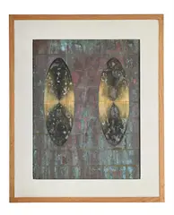 88/26/d by Keith Milow, Oil on copper, sold Mar 2025