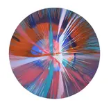 Spin by Damien Hirst, Acrylic on card, sold Mar 2025