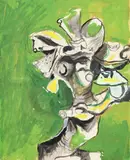 Study for a cactus by Graham Sutherland, 1948, Gouache, watercolour and ink, sold Mar 2025