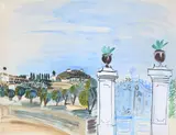 Le portail en provence by Raoul Dufy, Gouache, offered Mar 2025