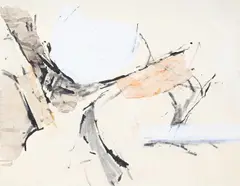 Untitled by Adrian Heath, Ink, watercolour and gouache, sold Mar 2025