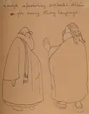 Lawyer reproaching celebrated `divine' by John Northcote Nash, Ink, sold Mar 2025
