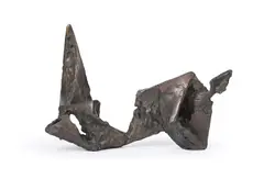Horizontal figure ii by Frederick Edward McWilliam, Bronze with brown patina, sold Mar 2025