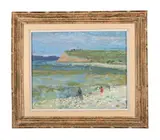 Morecombe bay by Jack E. Millar, Oil on board, sold Mar 2025
