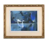 Margot fonteyn as 'giselle'. act ii by Theyre Lee-Elliott, Gouache, tempera and watercolour, sold Mar 2025