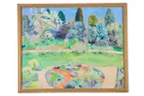 Garden view by Piers de Laszlo, Oil on canvas, sold Mar 2025