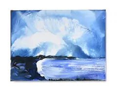 Cette baie là by Miquel Barceló, 2015, Mixed media on canvas Singed, titled and dated, sold Mar 2025