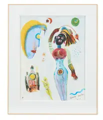 Untitled by Henry Miller, Gouache and watercolour, sold Mar 2025