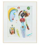Untitled by Henry Miller, Gouache and watercolour, sold Mar 2025