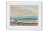Ballycastle, county mayo, morning by Jack Butler Yeats, 1915, Pastel, offered Mar 2025
