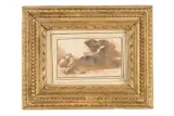 Study of a reclining soldier by Salvator Rosa, ink, sold Mar 2025