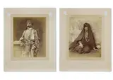 Bedouin woman; a consulate official, egypt, circa 1870-1875 by Otto Schoefft, photograph, sold Mar 2025