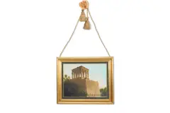 Philae temple by Felix Kelly, Oil on board, sold Feb 2025