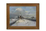 St benet's level by Colin W. Burns, Oil on canvas, sold Feb 2025