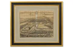 A set of six engravings of country seats by Jan Kip, Engraving Each, sold Feb 2025