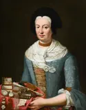 Portrait of a lady by Franz Ignaz Oefele-piekarski, Oil on canvas, sold Feb 2025