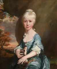 Portrait of joanna helyar by Thomas Beach, Oil on canvas, offered Feb 2025