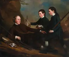 Portrait of george lindsay-crawford by Mason Chamberlin, Oil on canvas, sold Feb 2025